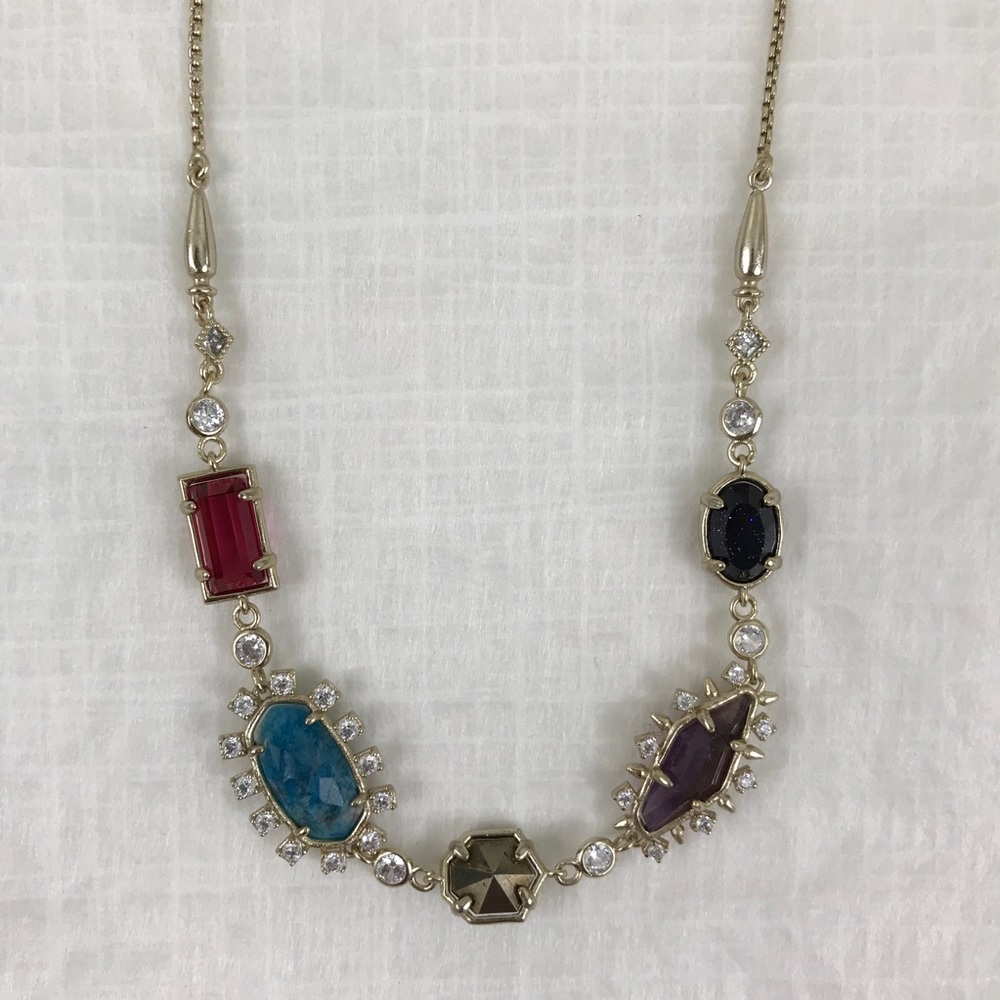 Kendra Scott June Long Necklace in Brass
